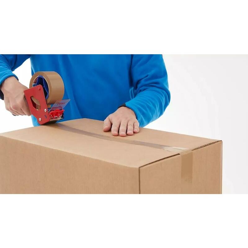 Tesa - Ruban d'emballage - Tesapack 4124 - pvc - 50 mm x 66 m - Transparent - 03261202