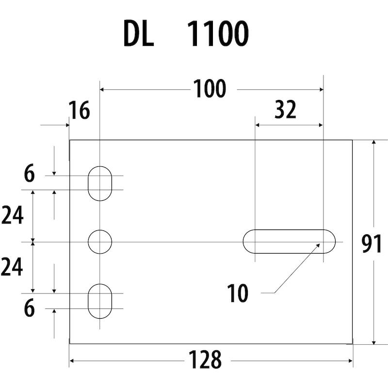 TREUIL DE HALAGE (EX CABLE) DL-1100A    500KG REMA