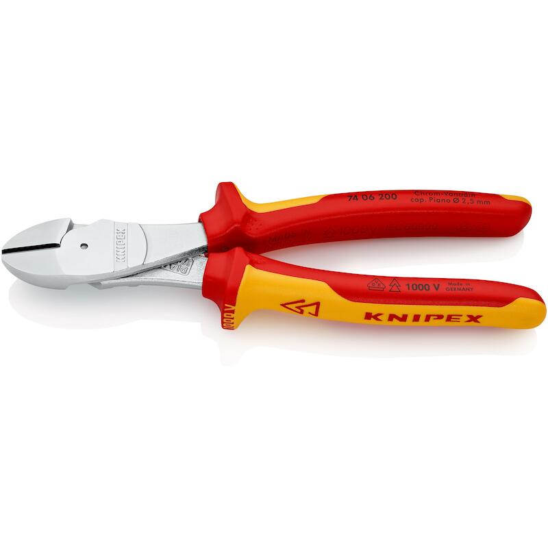 PINCE COUP.DE CÔTÉ VDE      74 06 - 200MM   KNIPEX