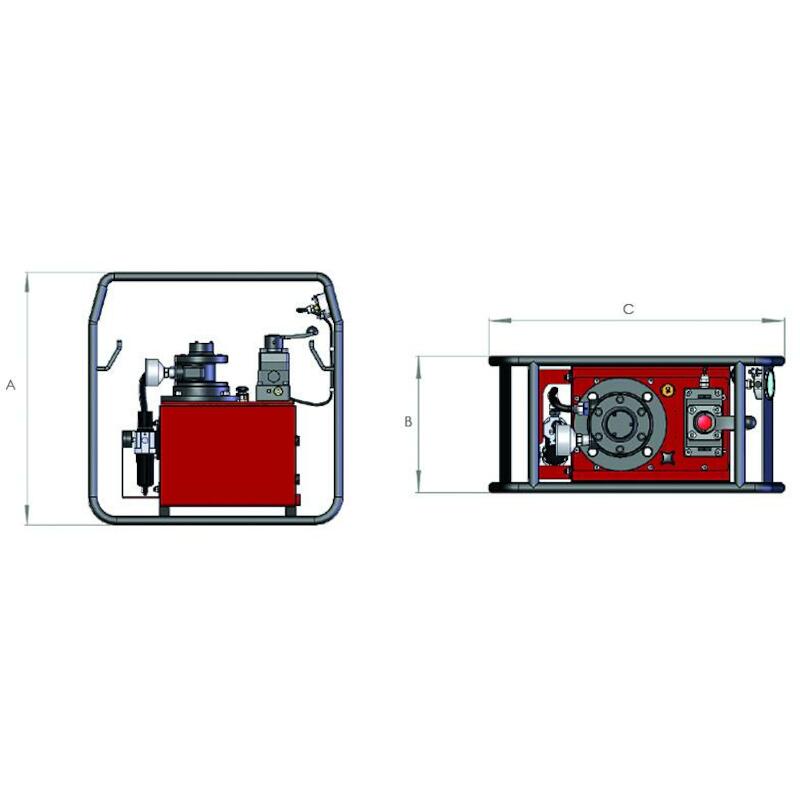 AIR DRIVEN, TWO STAGE PUMP - HAP21011 - HI-FORCE