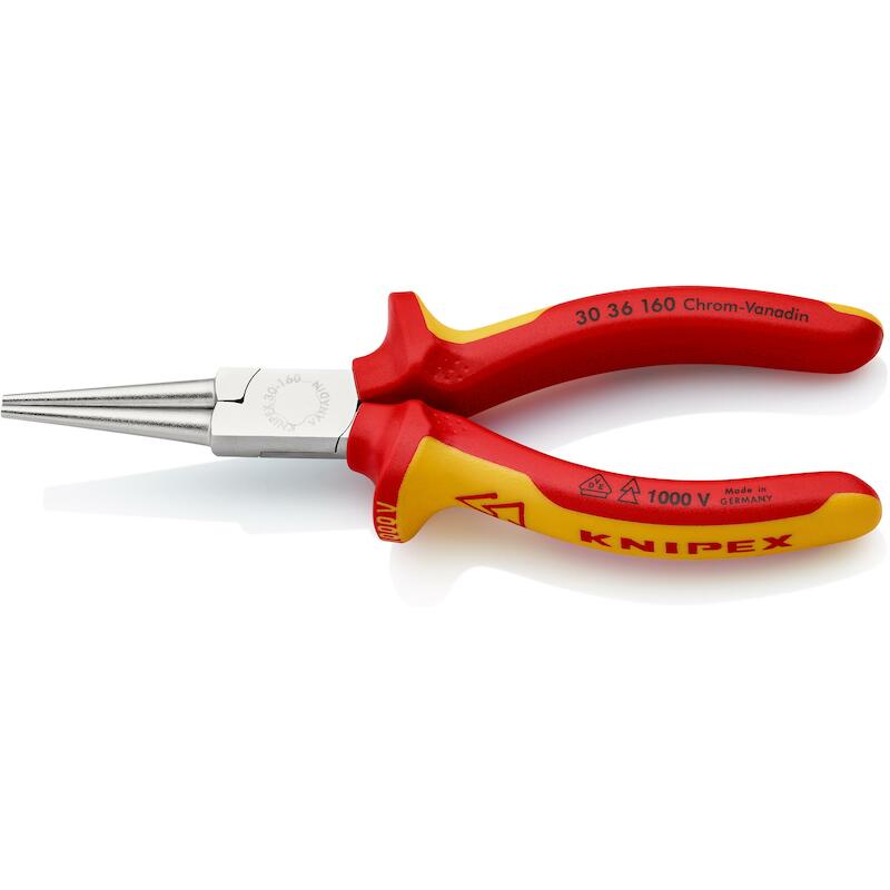 Knipex - 30 36 160 - Ronde langbektang - vde - 160 mm - 41190269
