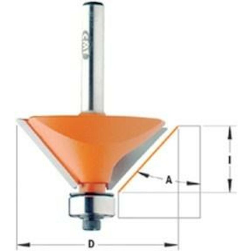 FRAISE CHANFR.+ROUL 22,2MM  936.190.11 S8 25°  CMT