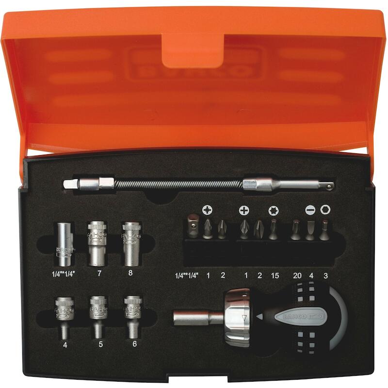TOURNEVIS RACAGNAC STUBBY   808050S    18PCS BAHCO