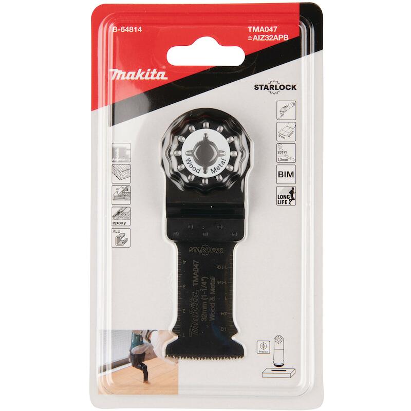 LAME PLONGEANTE BIM BOIS ET MÉTAL TMA047 - B-64814 - MAKITA