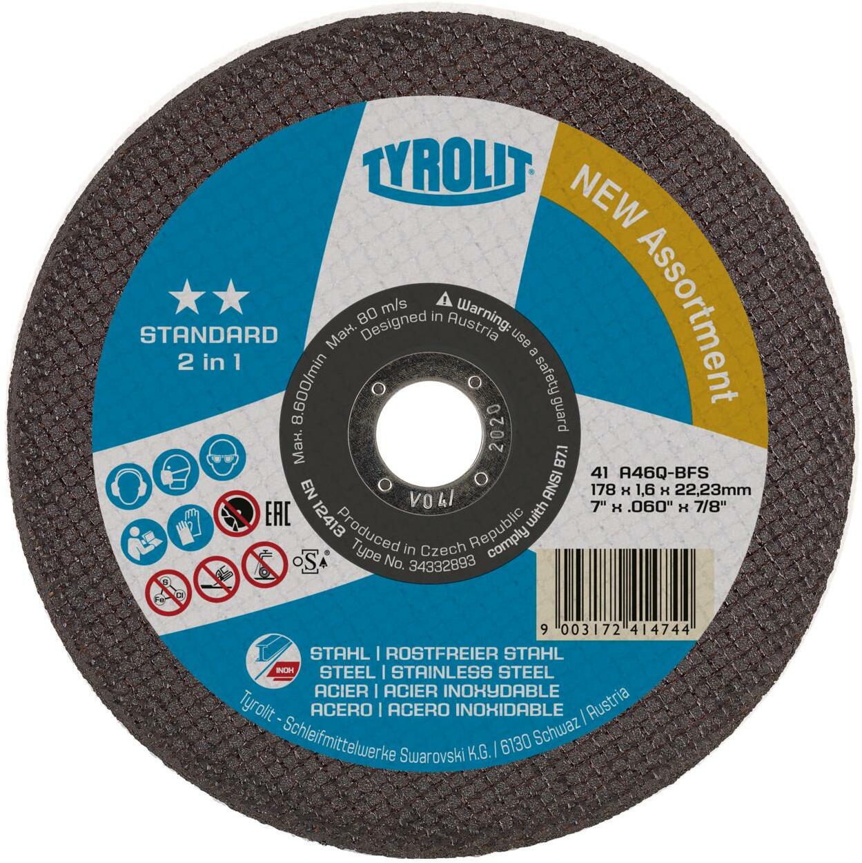 DISQUE TRONÇ. 125X1,0X22,23 STANDARD       TYROLIT