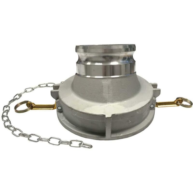 TANKWAGENKOPP.15°VROUW.DN100X3"KL.      ALU API/TW