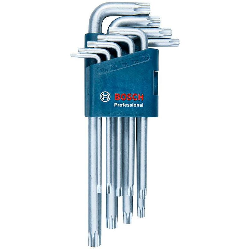 STIFTSLEUTELSET TORX        1600A01TH4  (9ST)BOSCH
