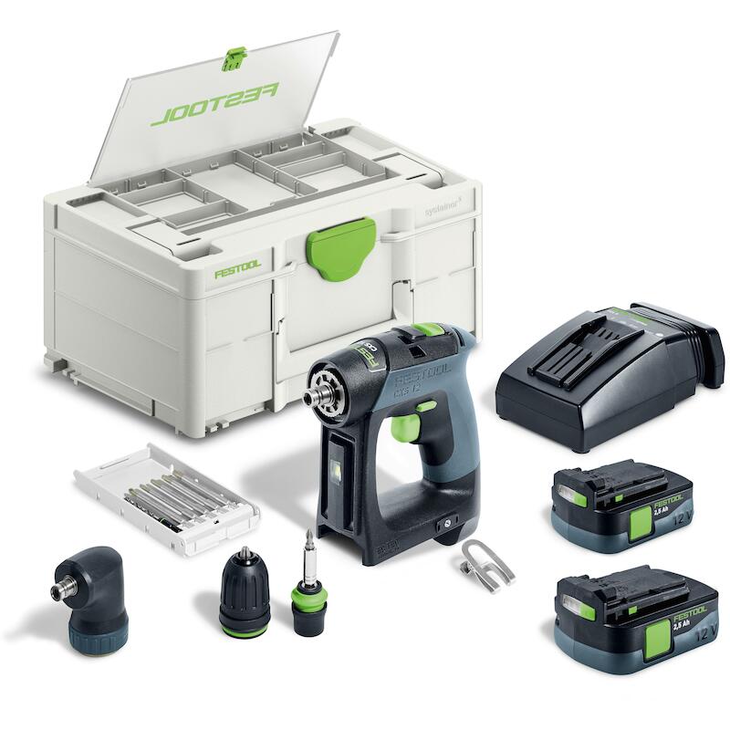 COMPACTE ACCU-SCHROEFBOORMACHINE CXS 12 2,5-SET - 576865 - FESTOOL