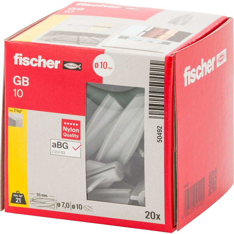 FISCHER GB 10 GASBETONPLUG GB