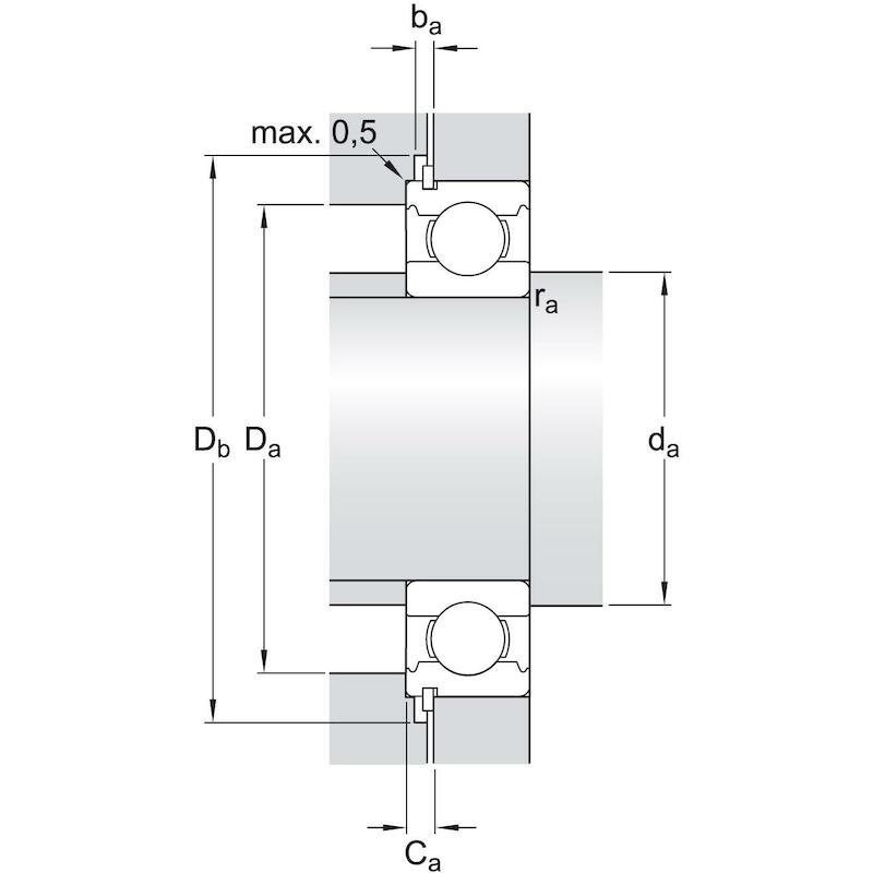 HOEKCONTACTKOGELLAGER - SKF 7312 BECBM