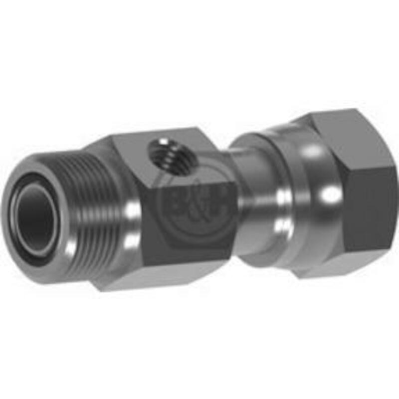 MEETADAPTER 1 3/16" M-V/SWIV X 1/8" V    ORFS-BSPP