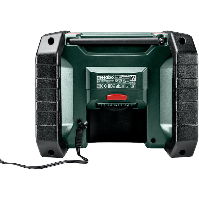 RADIO CHANTIER 12-18V/BODY  R 12-18 DAB+ BT METABO