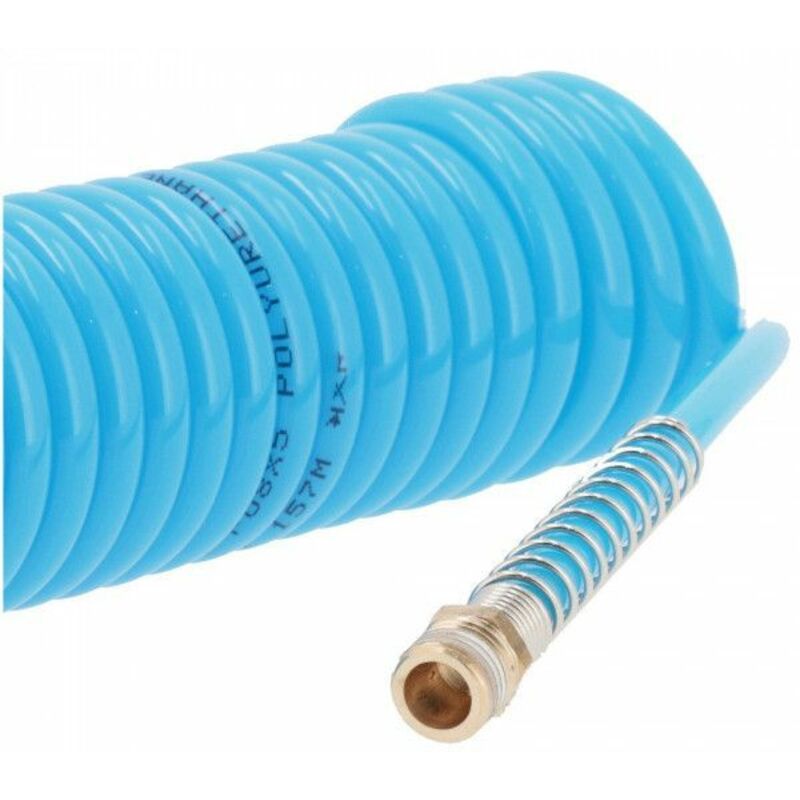 Airpress - 4304236 - Tuyau spiralé - pu - 5 x 8 mm - 10 m - 1/4" bspt filetage mâle - 10 bar - 03177823