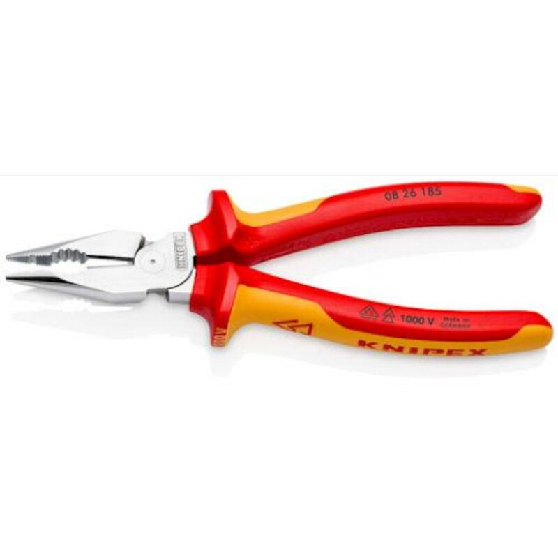 COMBINATIETANG HALFROND VDE 08 26 185       KNIPEX