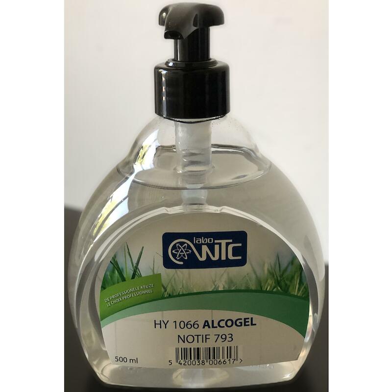 GEL À MAINS ALCOGEL POMPE   HY1066 - 500ML