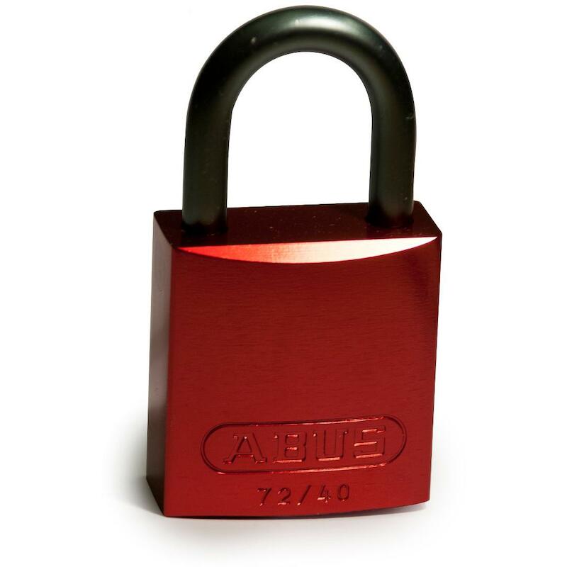 VERGRENDELING - BRADY 814066 - ROOD (6 EA)