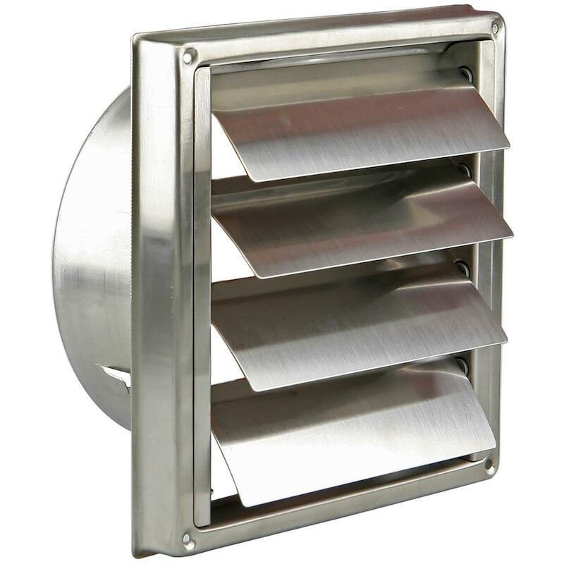GRILLE SURPRESS.INOX 125MM  633 185X185     RENSON