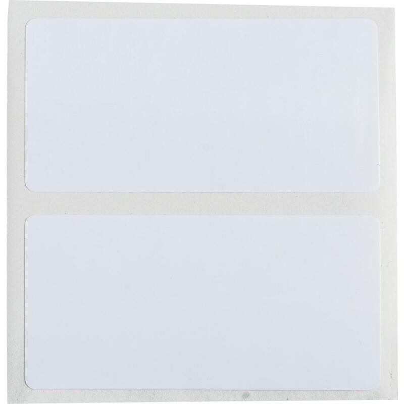 ETIQUETTE MAT BLANC         029896(3000) 50,8X25,4