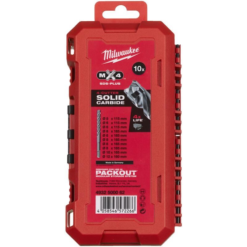 HAMERBOORSET SDS+           4932500062 (10ST) MILW