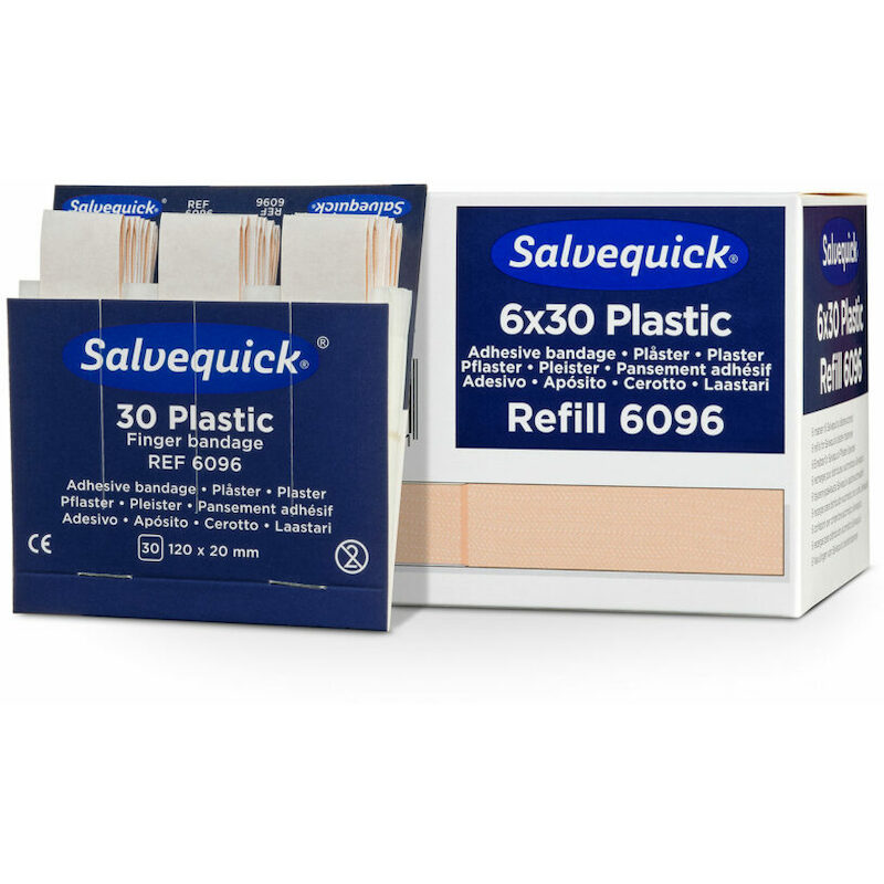 PLEISTER PLASTIEK LANG      6096    (6X30ST) SALVE