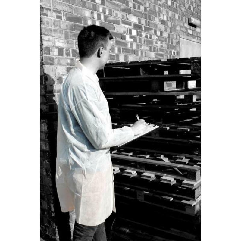 VESTE VISITEURS NON-W. BL   DC02 (100PC) XL SHIELD