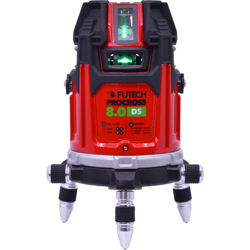 LASER EN CROIX 14,8V VERT   PROCROSS 8.0 DS FUTECH