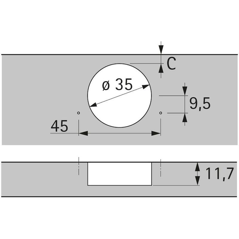 SENSYS SCHARN. S-8657I 165° 9099540 TH52-B12,5 HET