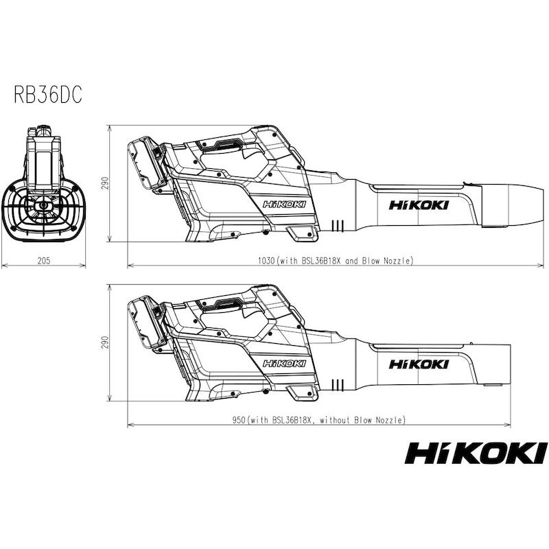 ACCUBLADBLAZER 36V/BODY     RB36DC          HIKOKI
