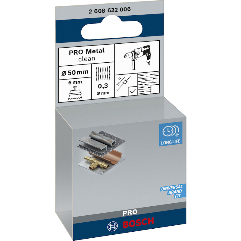 BROSSE BOISSEAU 50MM 0,3MM  2608622006       BOSCH
