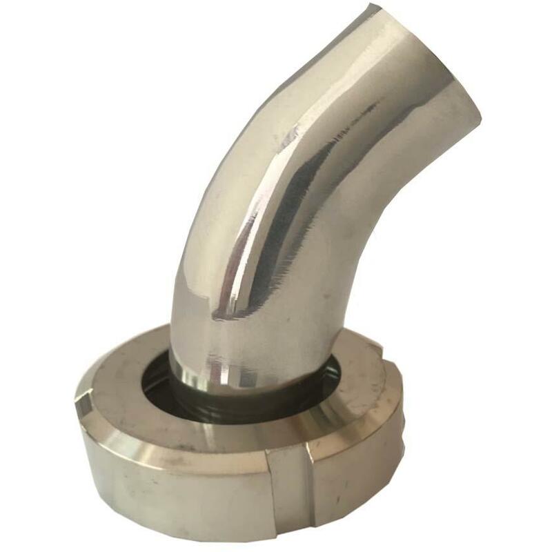 KOPPELING 45° DN50 X 50-53MM V/LASEIND     RVS-DIN