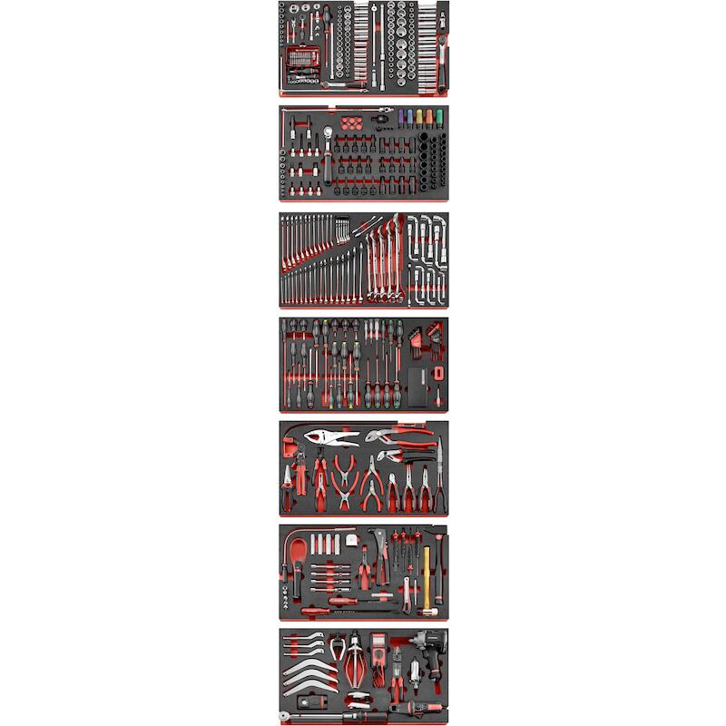 7 MODULES GEMENGD GEREEDSCH.CM.XXLPF         FACOM