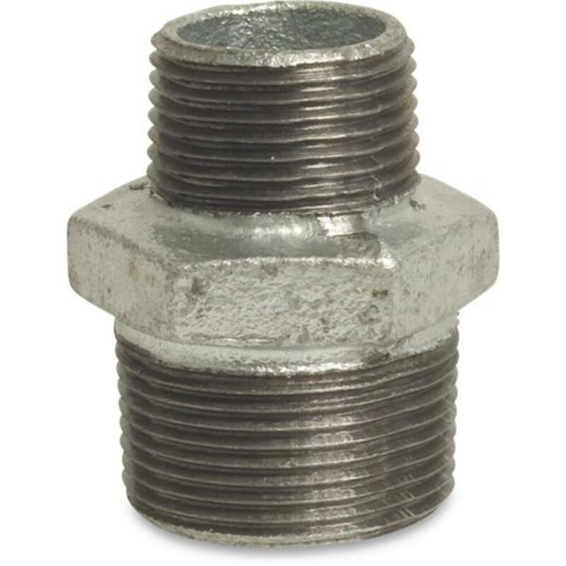 VERL.NIPP.1" X 3/4"BSPT     FIG.245    GIETIJ.-ZN