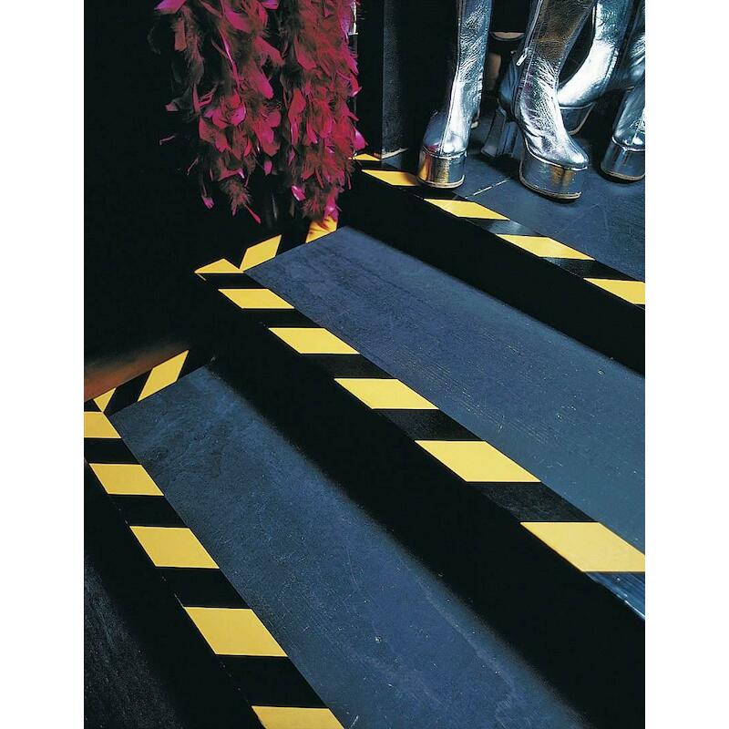 RUBAN SIGN.HAZARD WAR.JAU/N.60760  50MM X 33M TESA