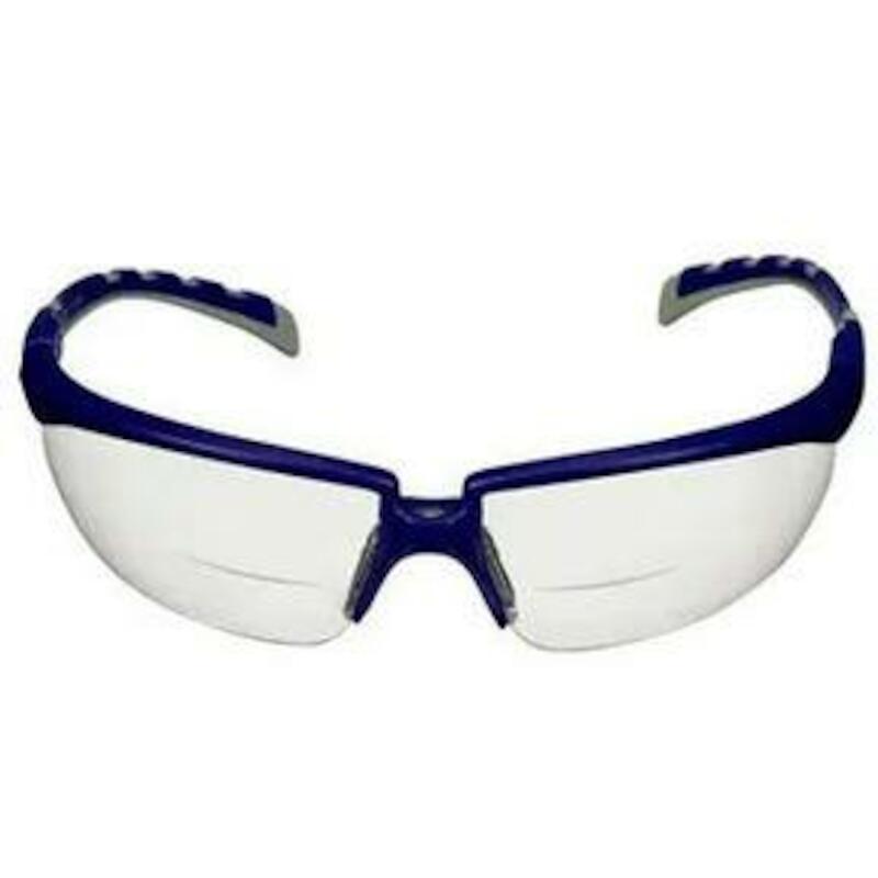 3m - Reader safety glasses - Solus 2000 - S2020AF-BLU - +2.0 dioptre - clear - anti-scratch/anti-fog - 03093982