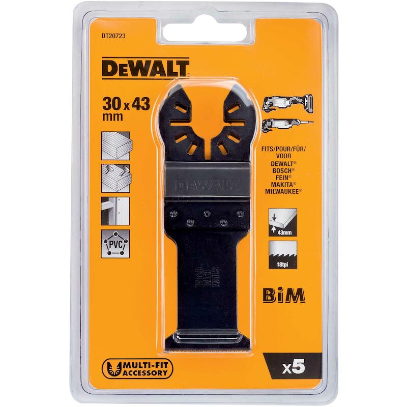 INVALZAAGBLAD 43X30MM HOUT  DT20723-QZ (5ST)DEWALT