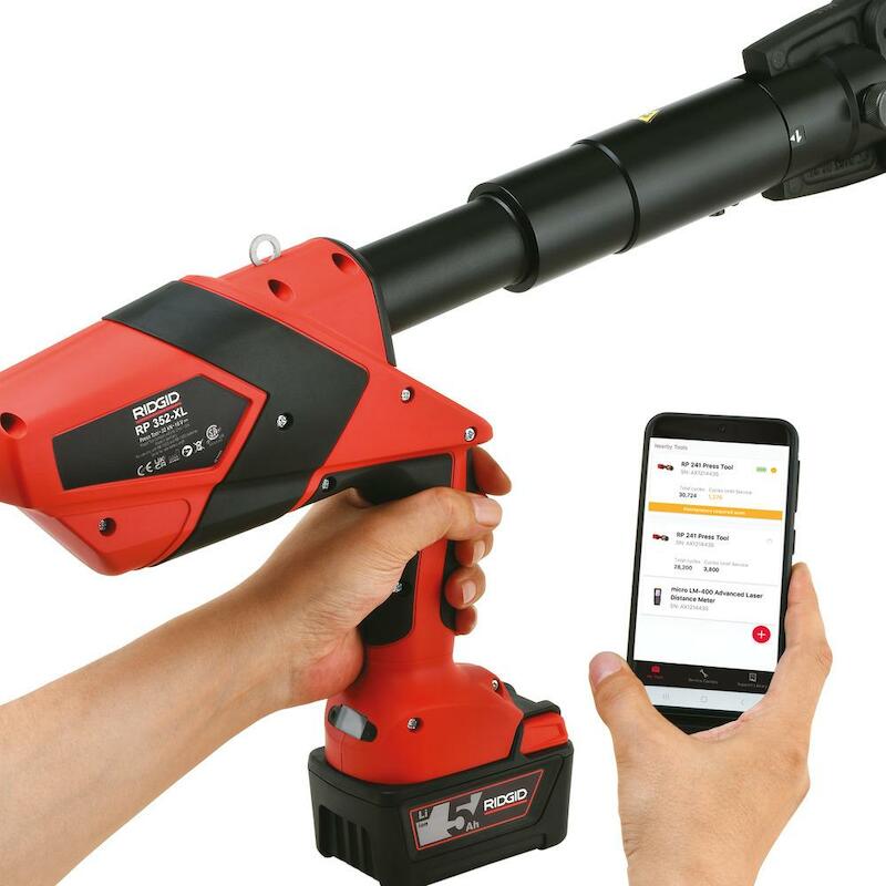 SERTISSEUSE 18V/5AH(COFFRE) RP 352-XL       RIDGID