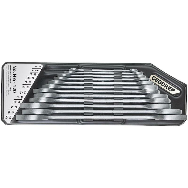 STEEKSLEUTELSET 6X7-30X32   H 6-120 (12ST)  GEDORE