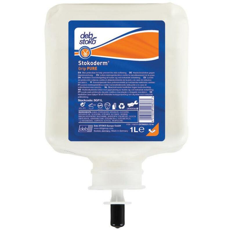 HUIDCREME - DEB STOKO RANGE STOKODERM GRIP PURE -1000 ML
