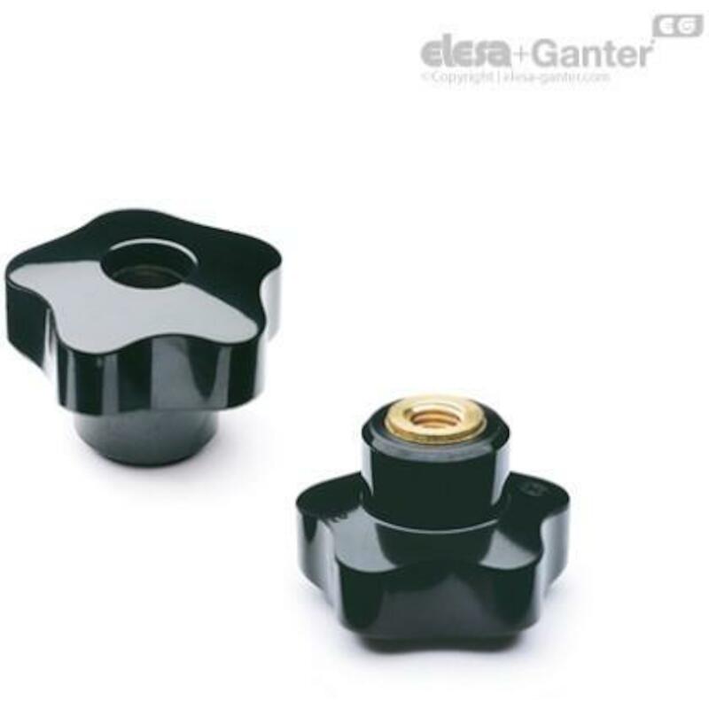 STERKNOP ZWART              VC.254/50 B-M10  ELESA