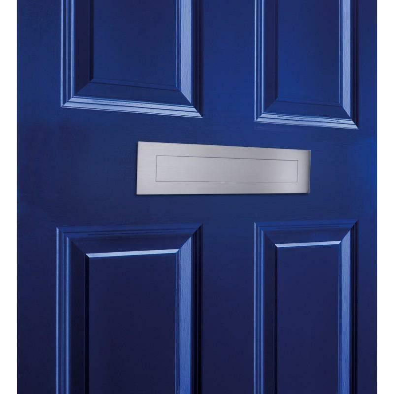 BATTANT BOÎTE LETTRES INOX  GALAXY 400X100MM 316
