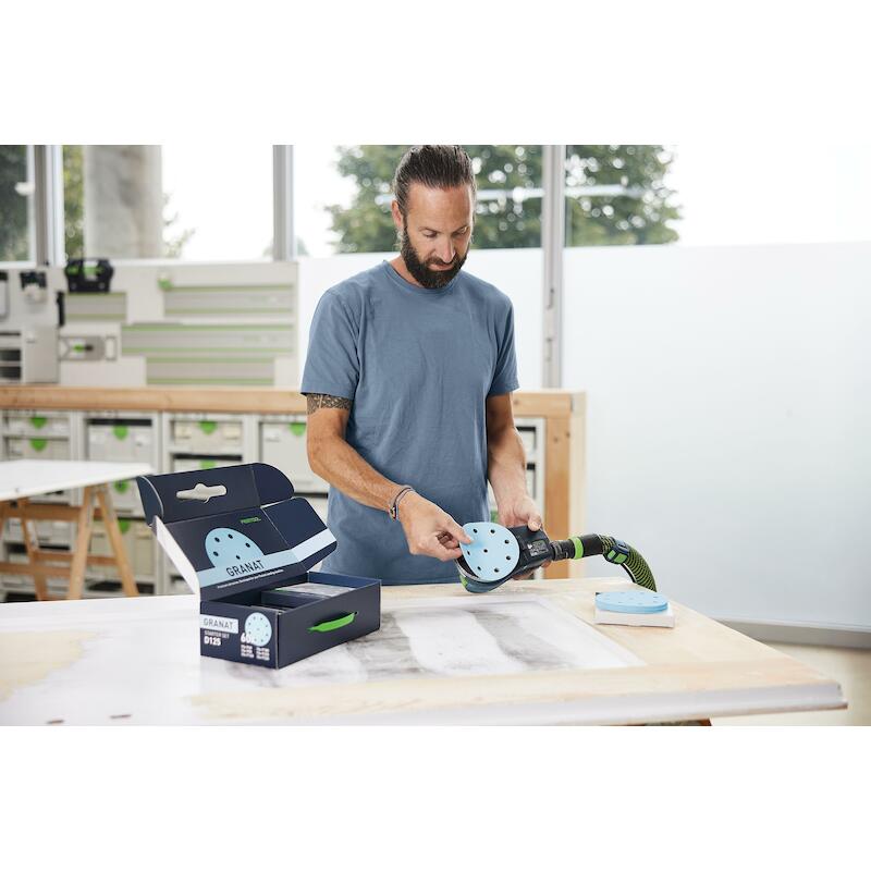 JEU DISQUES ABRAS. 125MM    578668 GRANAT  FESTOOL