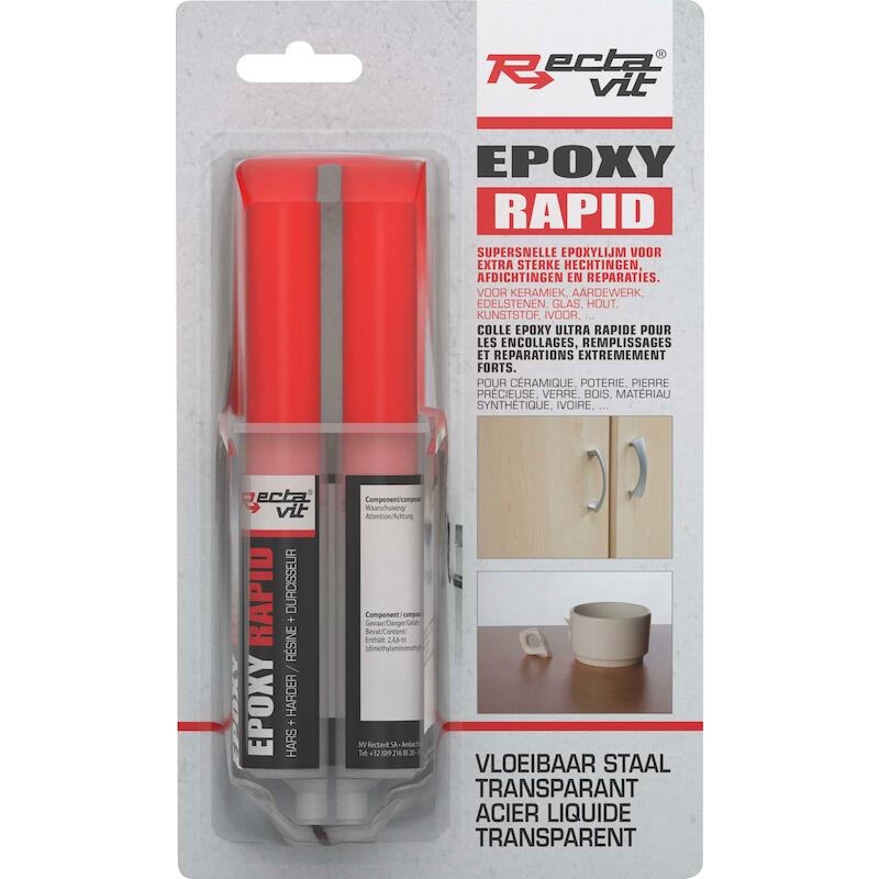 COLLE EPOXY 2C SERINGUE     EPOXY RAPID 24ML RECTA