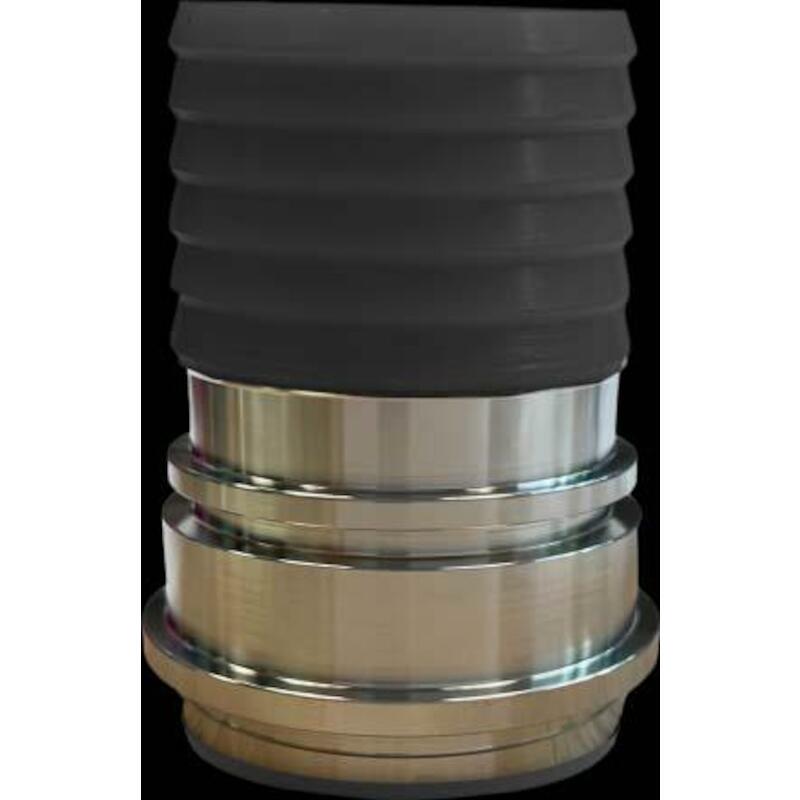 KOPPELING DN70 DICHTK. X 70MM SLT.PFA-ZWART  MACON
