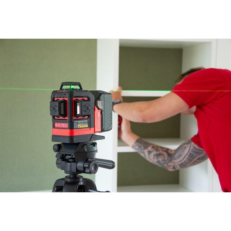 KRUISLIJNLASER 120M GROEN   MULTICROSS 3D 18VMAX