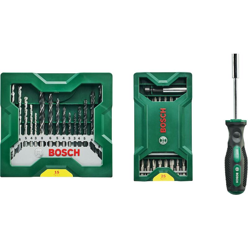 BOOR-/BITSET + SCHROEVENDR. 2607017655 (40ST)BOSCH