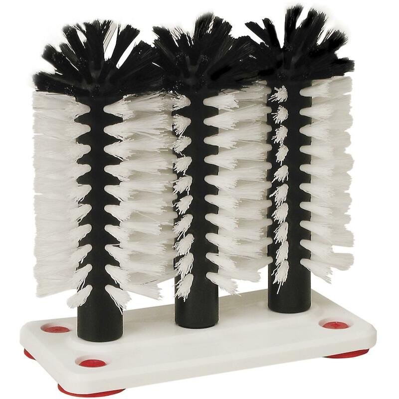 BROSSE À VERRE PLASTIQUE    125002 3 PIÈCES  BETRA