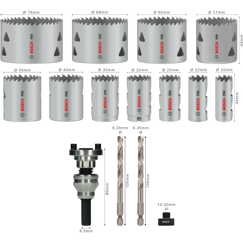 GATZAGENSET PR.MULTI Q-LOCK 2608901549 (15ST)BOSCH
