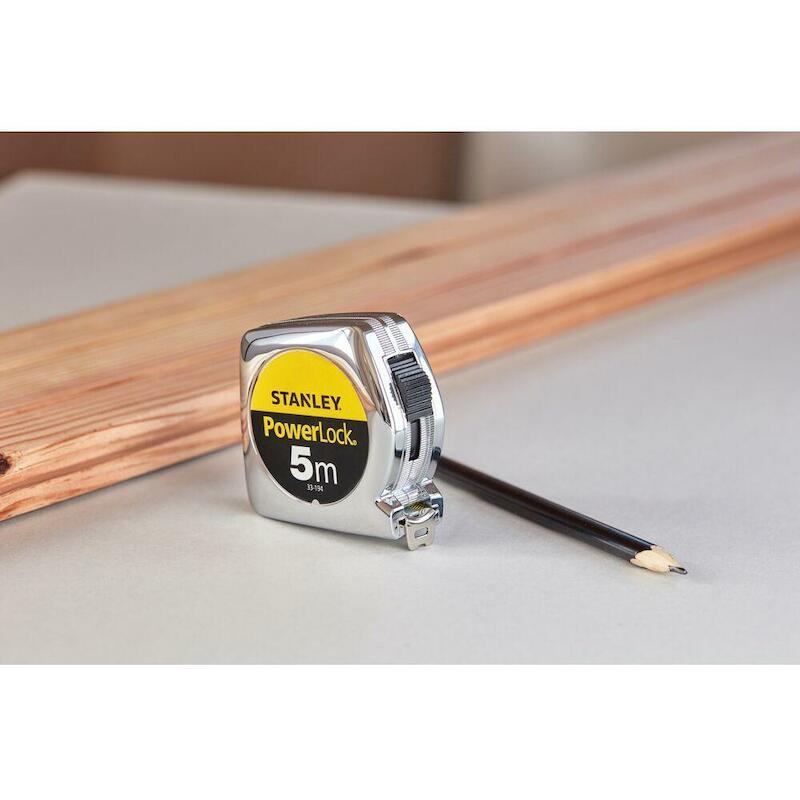 MÈTRE RUB.POWERLOCK ABS 5M  1-33-194 19MM  STANLEY