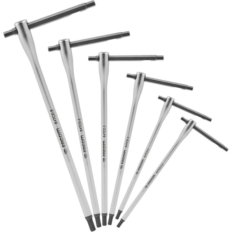 T-INBUSSLEUTELSET 2,5-8MM   84TCD.J6(6ST)    FACOM