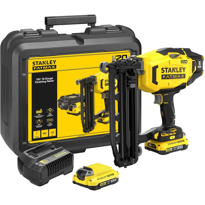 CLOUEUR/ACCU 18V/2X2AH      SFMCN616D2K    STANLEY